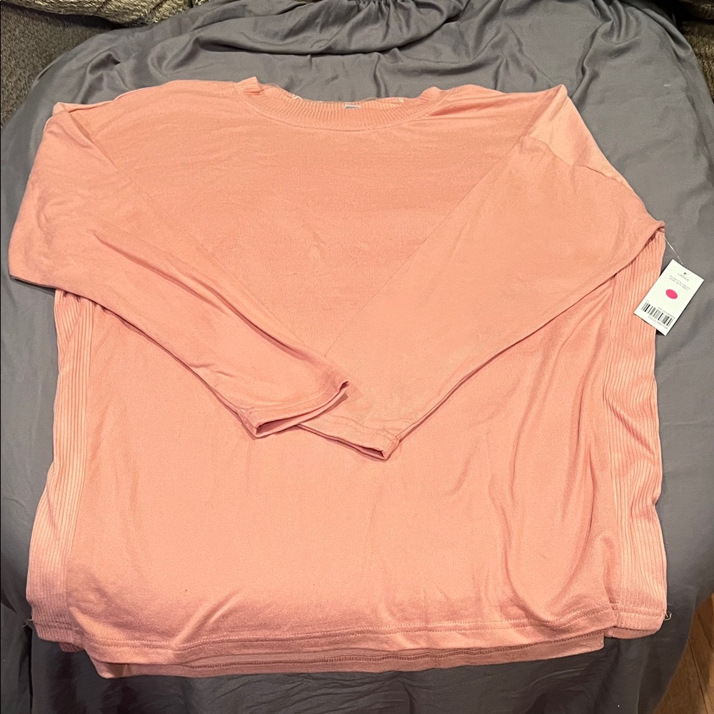 Just Be Soft Pink Sweatshirt